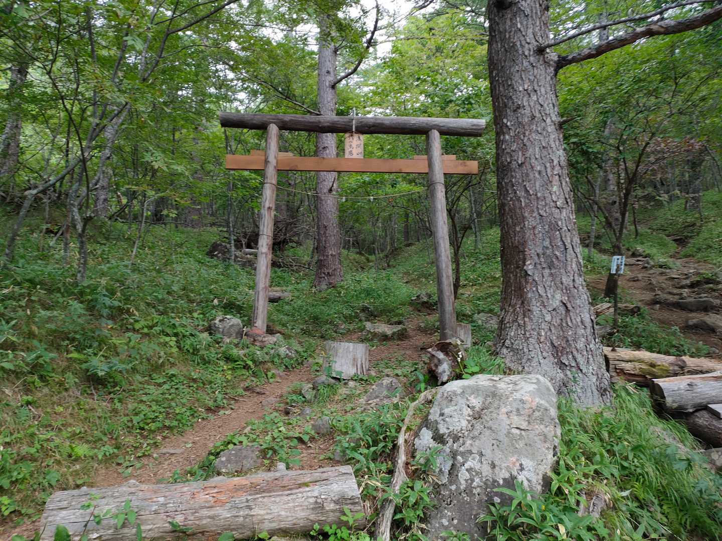 浅間山荘登山口-浅間神社-賽の河原-前掛山 往復コースの写真