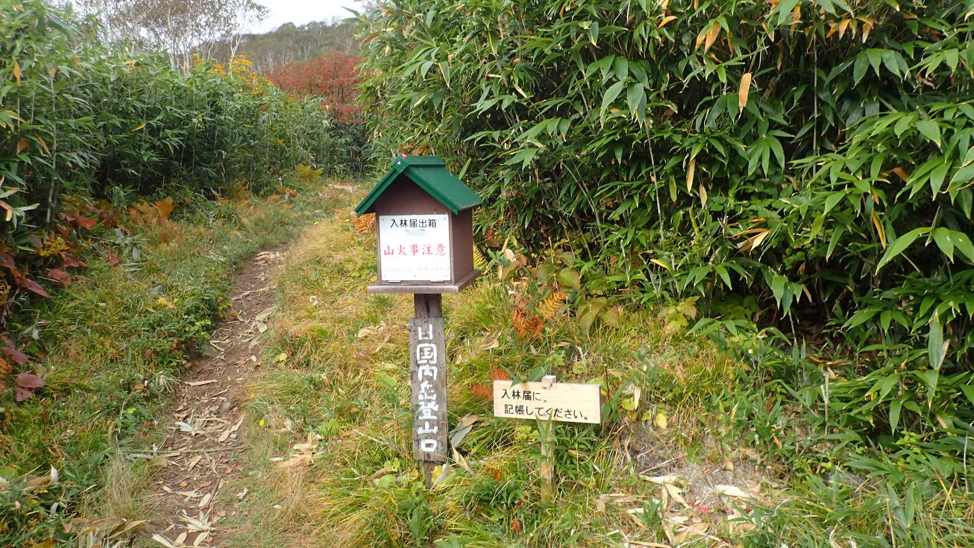 先行に団体さんが