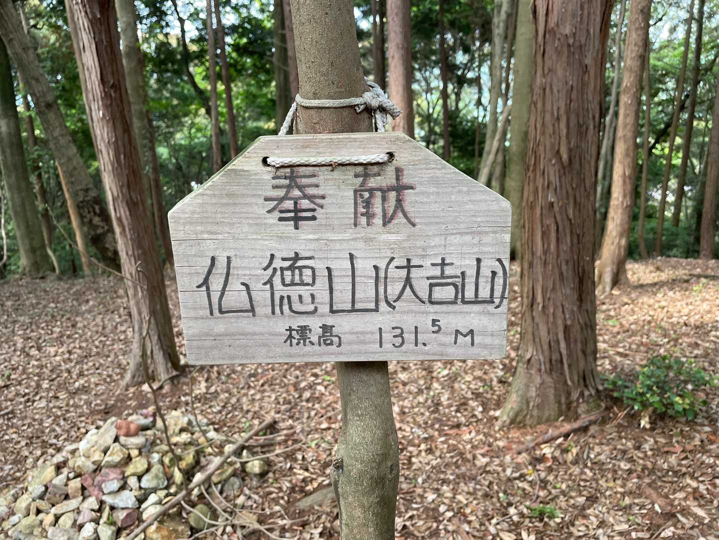 山頂到着😊