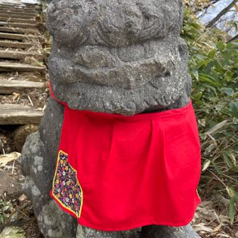 かわいい前掛け
まだ新しい