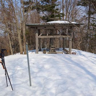 展望台から少し歩いて山頂へ