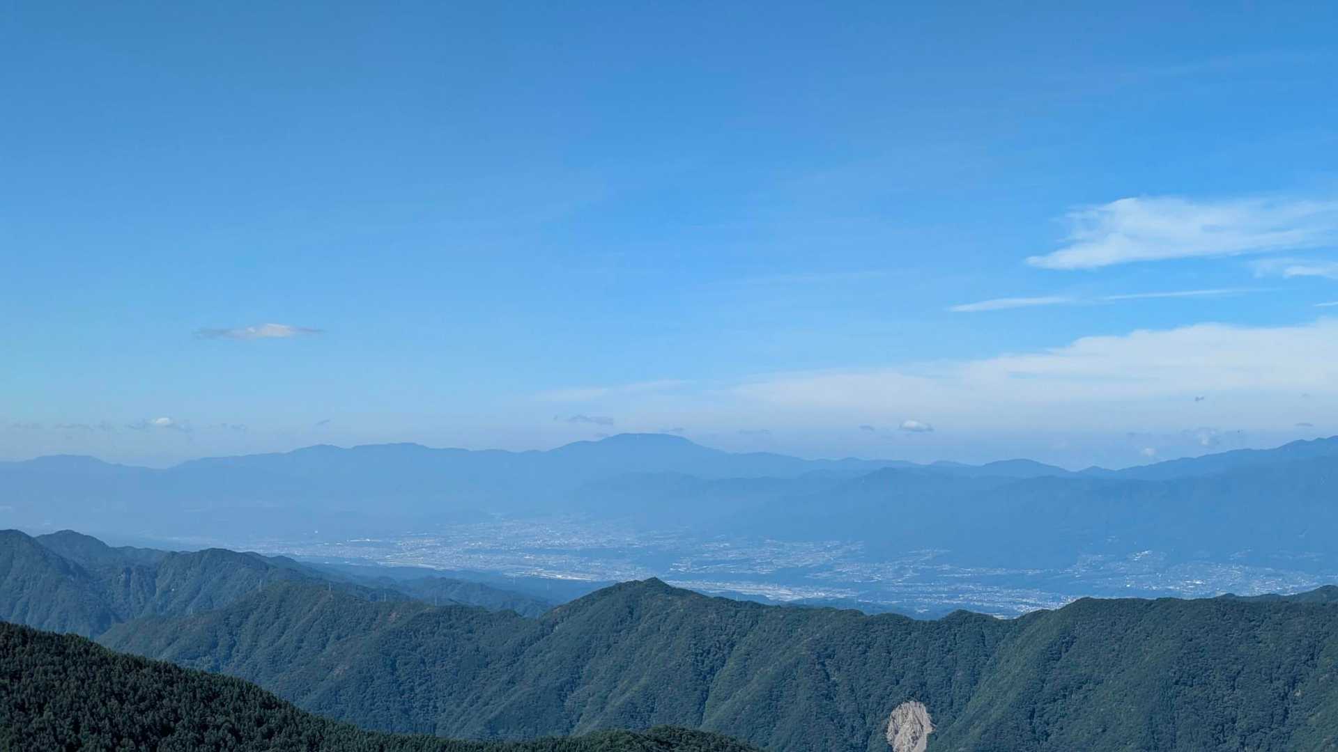 【恵那山】見えた