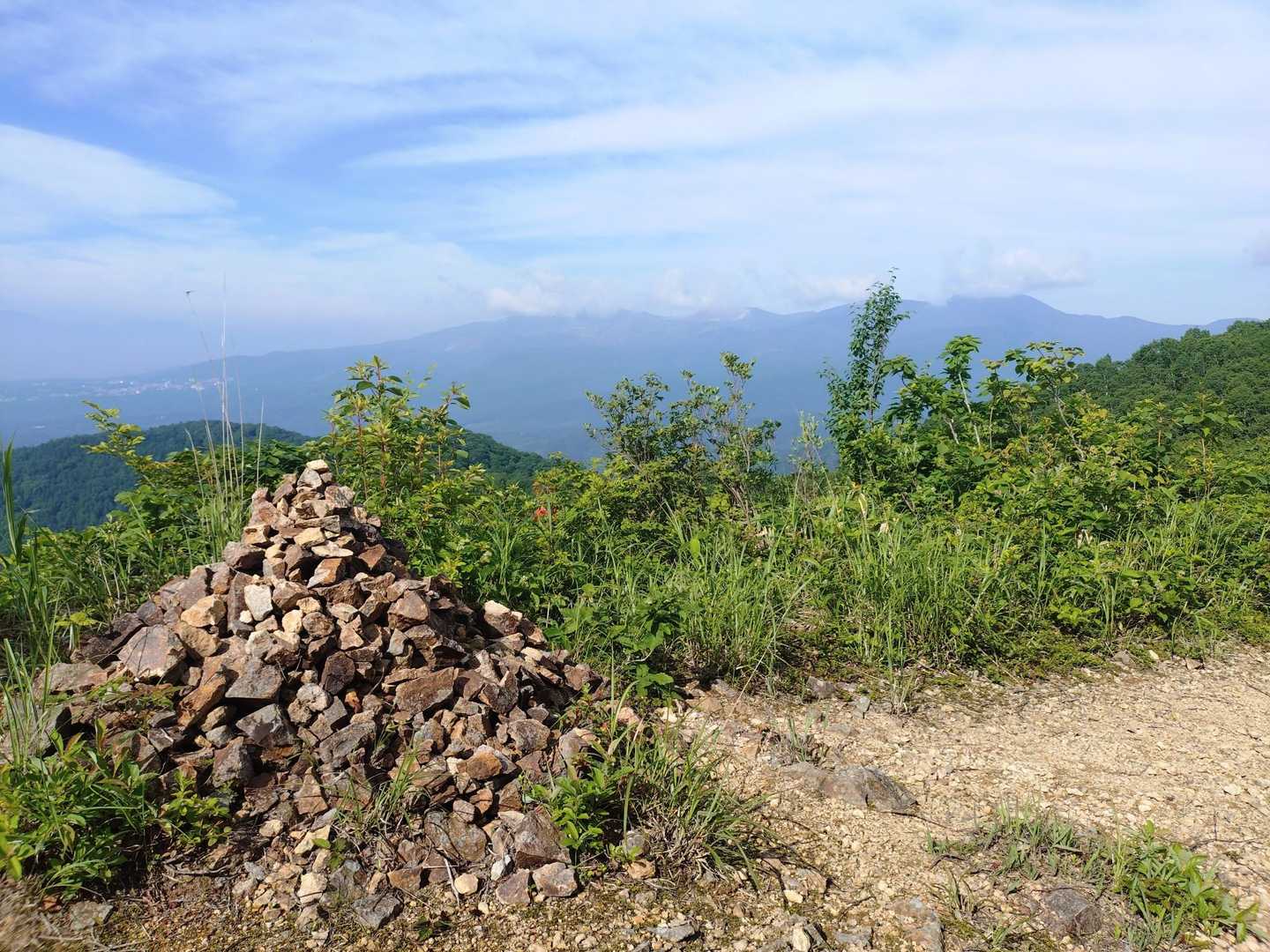 ケルンからの展望は草津白根山▲