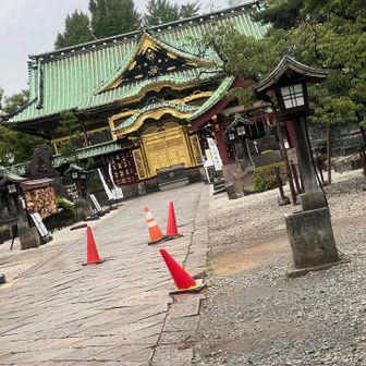 ゲートからパシャリ。あちこち修繕が必要そう。