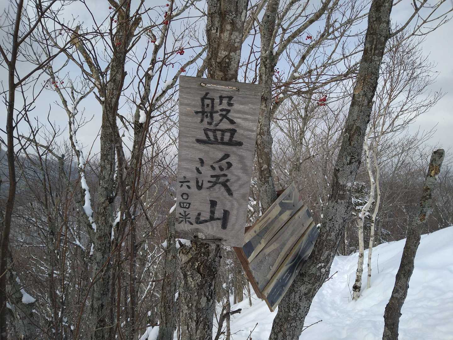 ２つ目のﾋﾟｰｸ盤渓山