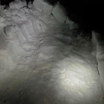 テント場に戻ってすぐ撤収