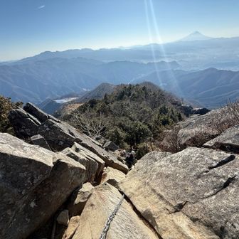 むぎ氏の登るところを写真撮る予定でしたが、高所恐怖症なのでお先に失礼します