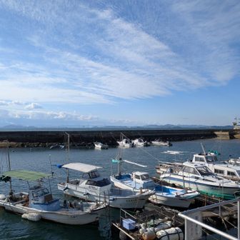 同じく。南西。塩飽諸島方向