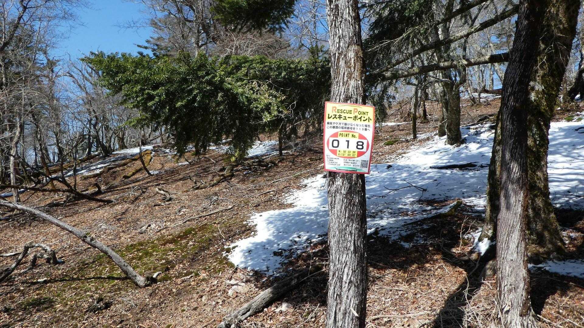 広河原登山口-国見岳 往復コースの写真