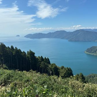 琵琶湖が見えてきました