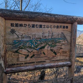 通過点の松姫峠
駐車場はあるらしいけどここへの道路が冬季閉鎖のため来れません
トイレもあったけど冬季閉鎖でした