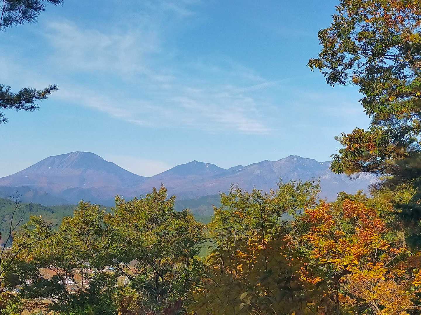 見晴台から
男体山、女峰山✨