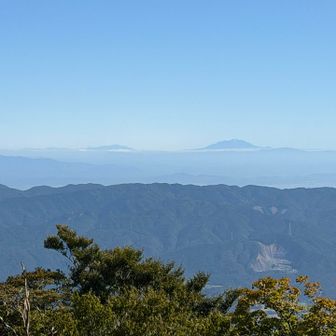 御嶽と乗鞍
北アも白山も見えた
