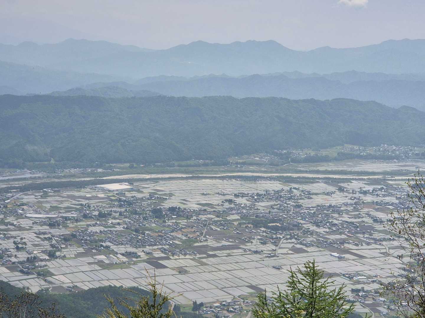 大町の水田。豊作になりますように🌾