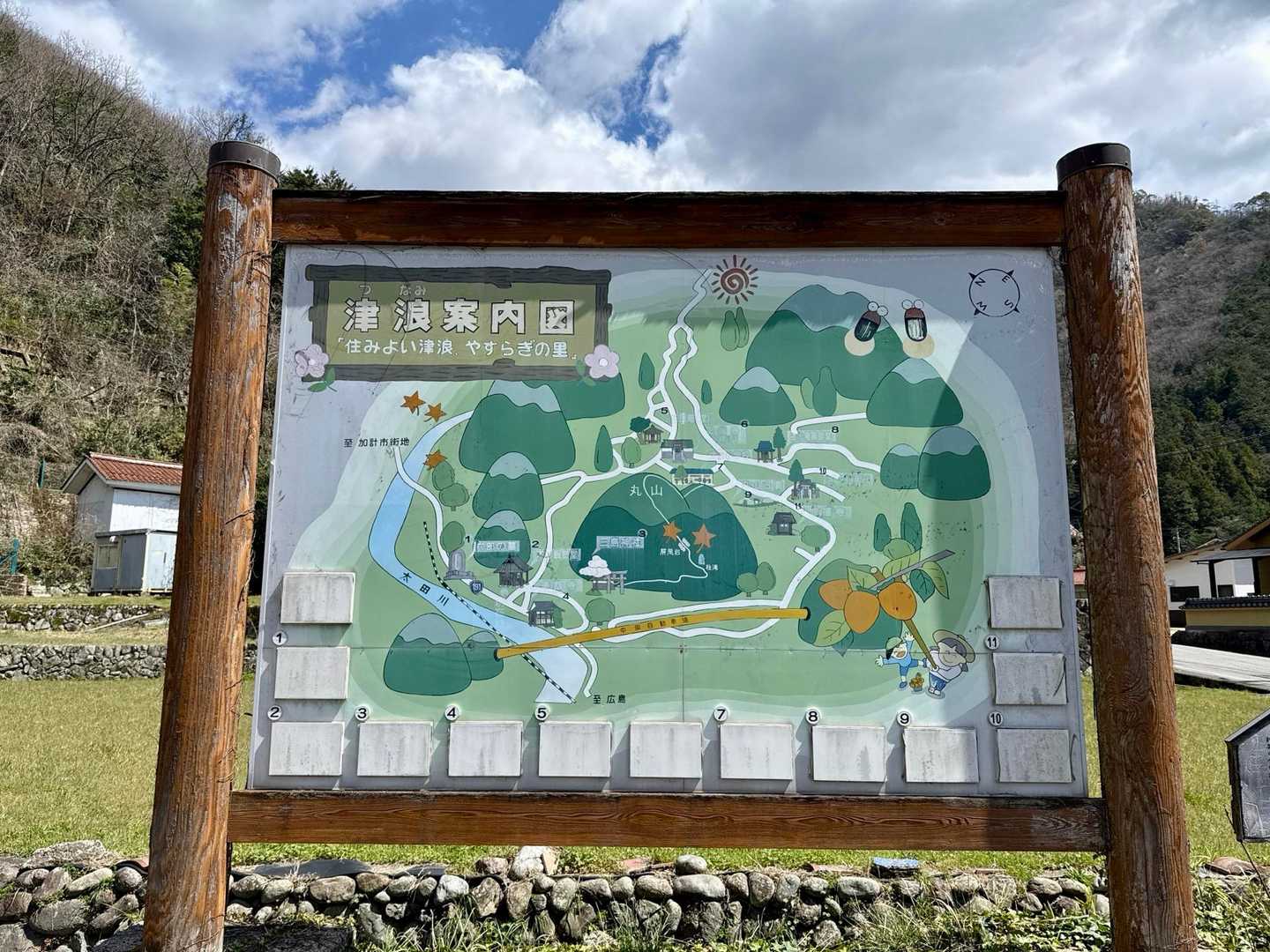 ぷらっとホームつなみの駐車場に🚗を停めさせて頂き、スタートです。