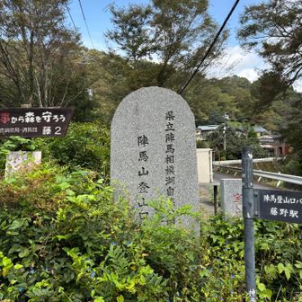 陣馬山へ行ったろか迷った