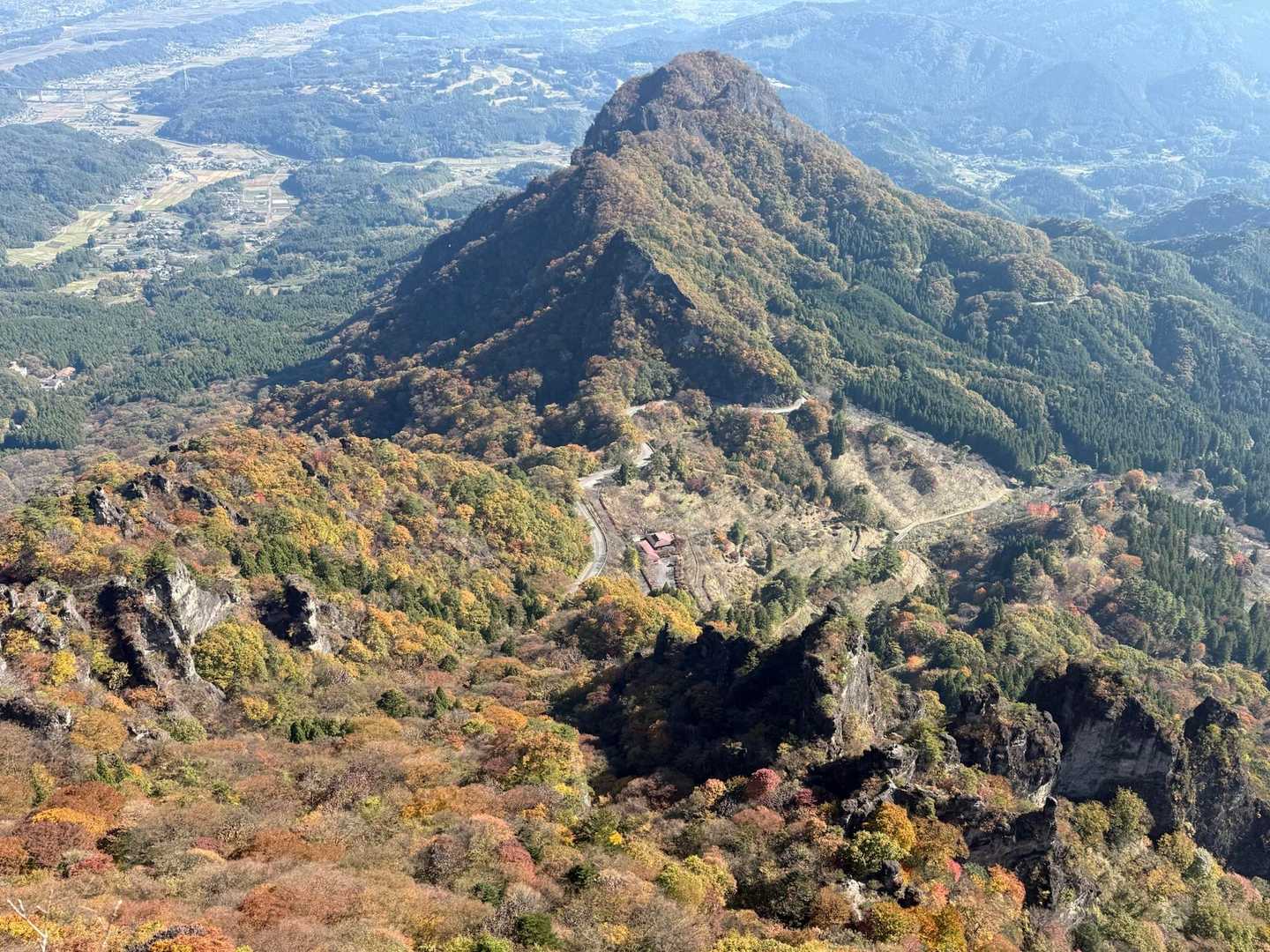 妙義神社 一の鳥居-妙義神社総門-白雲山登山口-大のぞき- 周回コースの写真