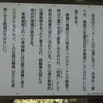 今日の最高点の一の丸跡の岩崎山へ