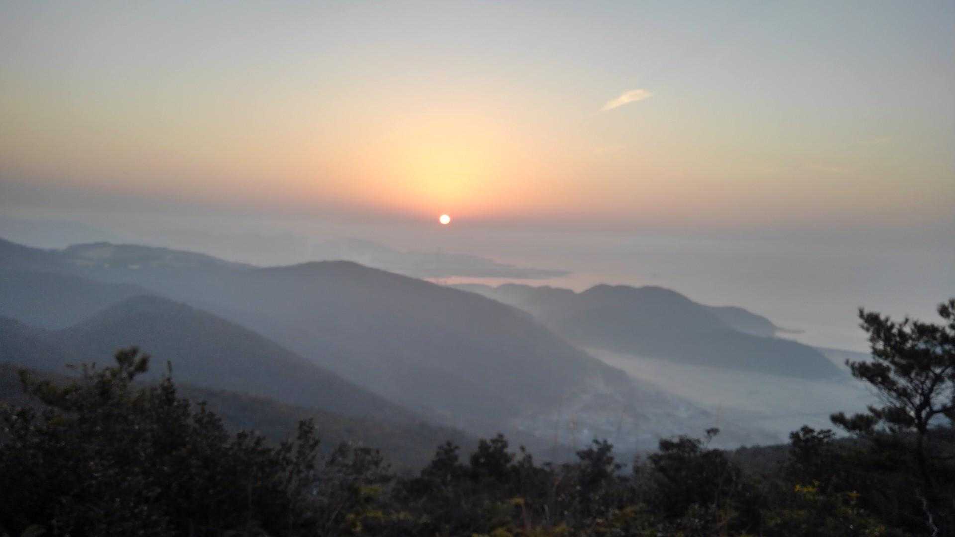 毘沙門山⛰️から