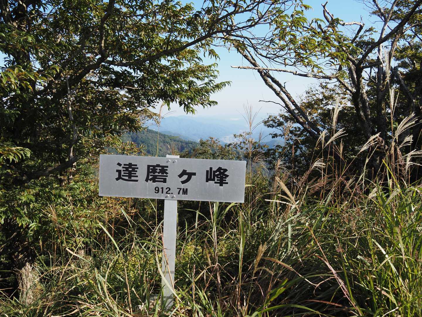 最初のピーク、達磨ヶ峰に到着です。😃✌️

※ここに三角点があった事にレポートを書いていて気が付きました、次回の宿題です。