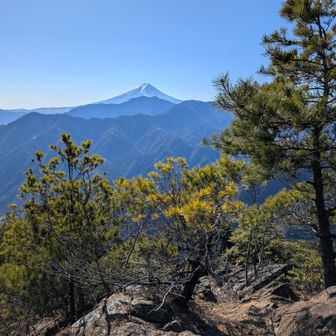 仏岩頭からの眺め。