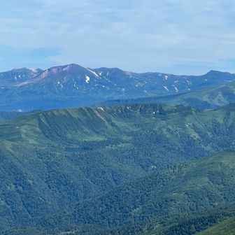 オプタテシケからトムラウシ、大雪山
そんな所まで歩く人はすごい💦
水の確保が心配で無理