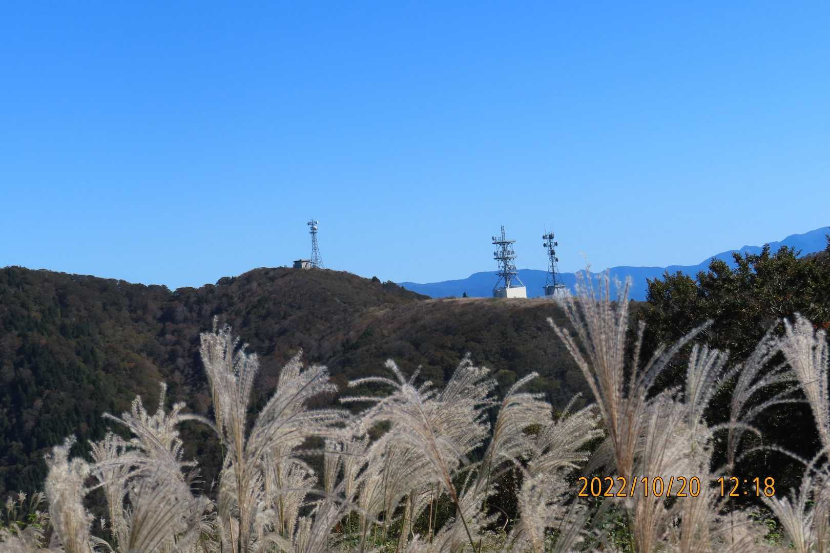 さっきまでいた無線中継所