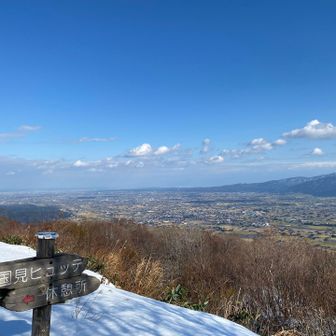大好きな景色。祖谷口からの医王山お勧めします。