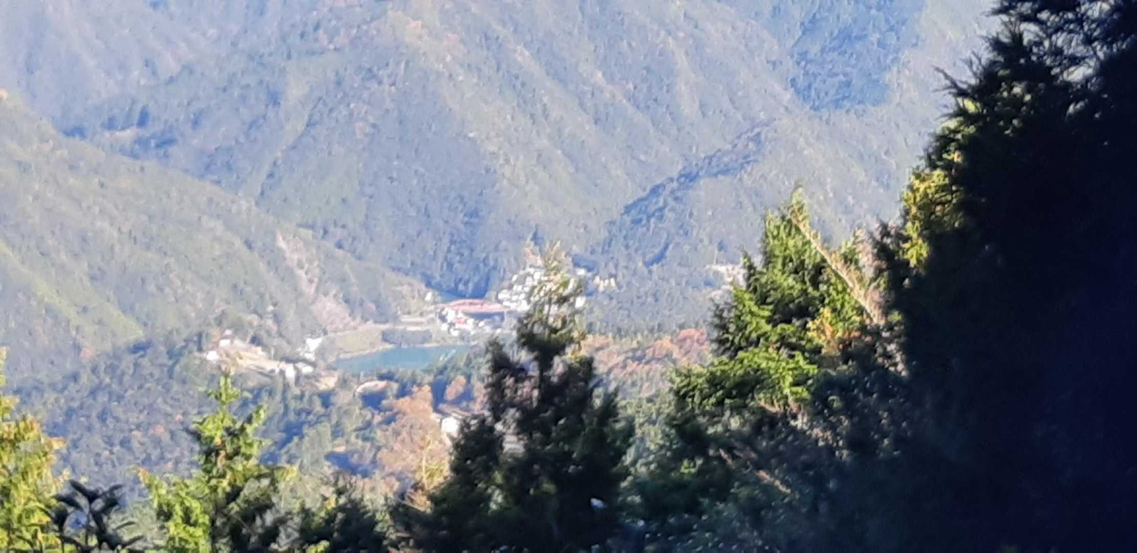 十津川集落が見えます👏