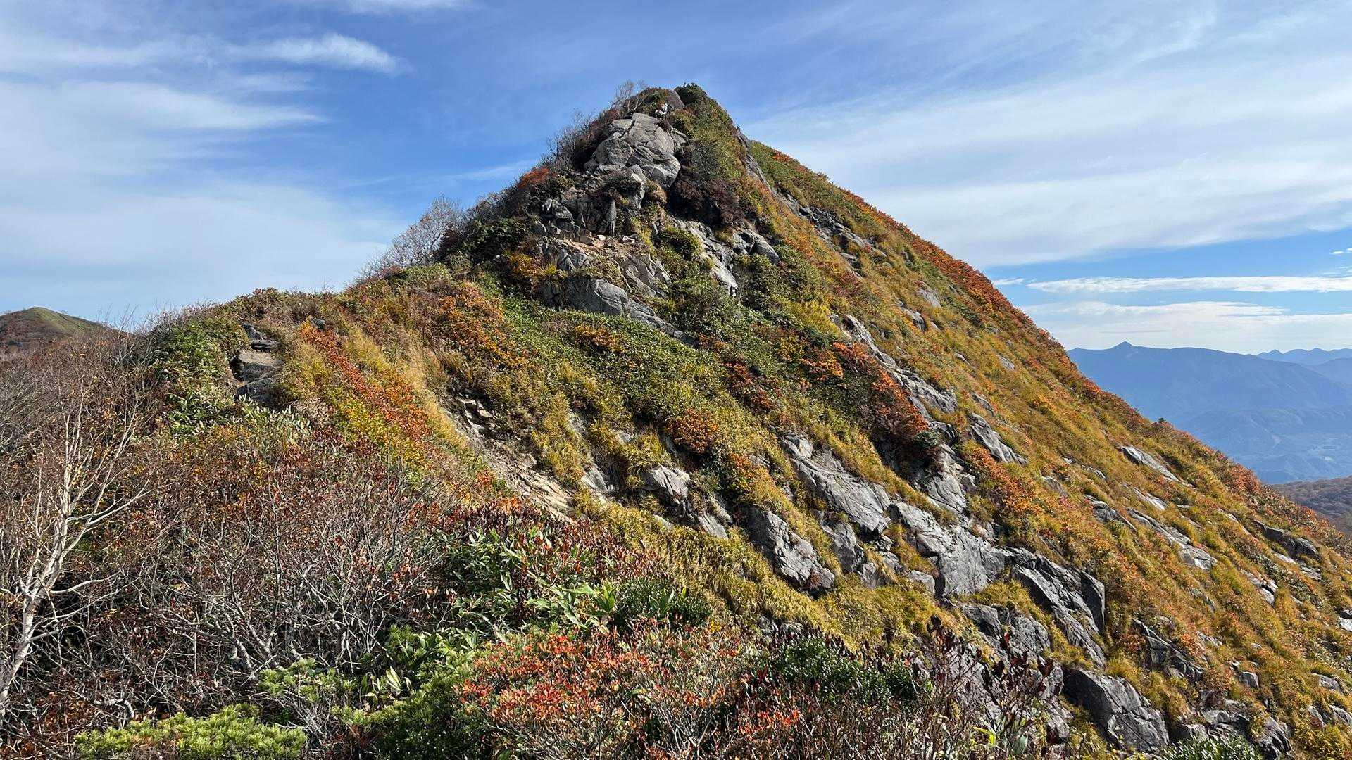 松ノ木沢ノ頭-白毛門-笠ヶ岳 往復コースの写真