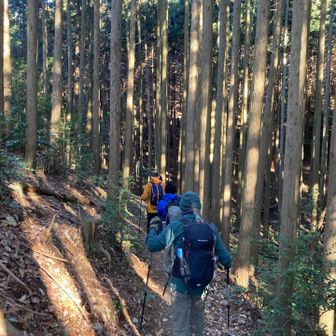 愛宕山の方は山頂付近までは雪無しでした