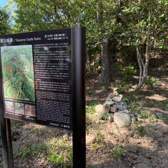 滝山城跡
室町時代始めに赤松円心が築城
戦国時代に荒木村重滅亡時に廃城になったとか