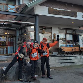 いつものメンバーと美濃戸口からスタート