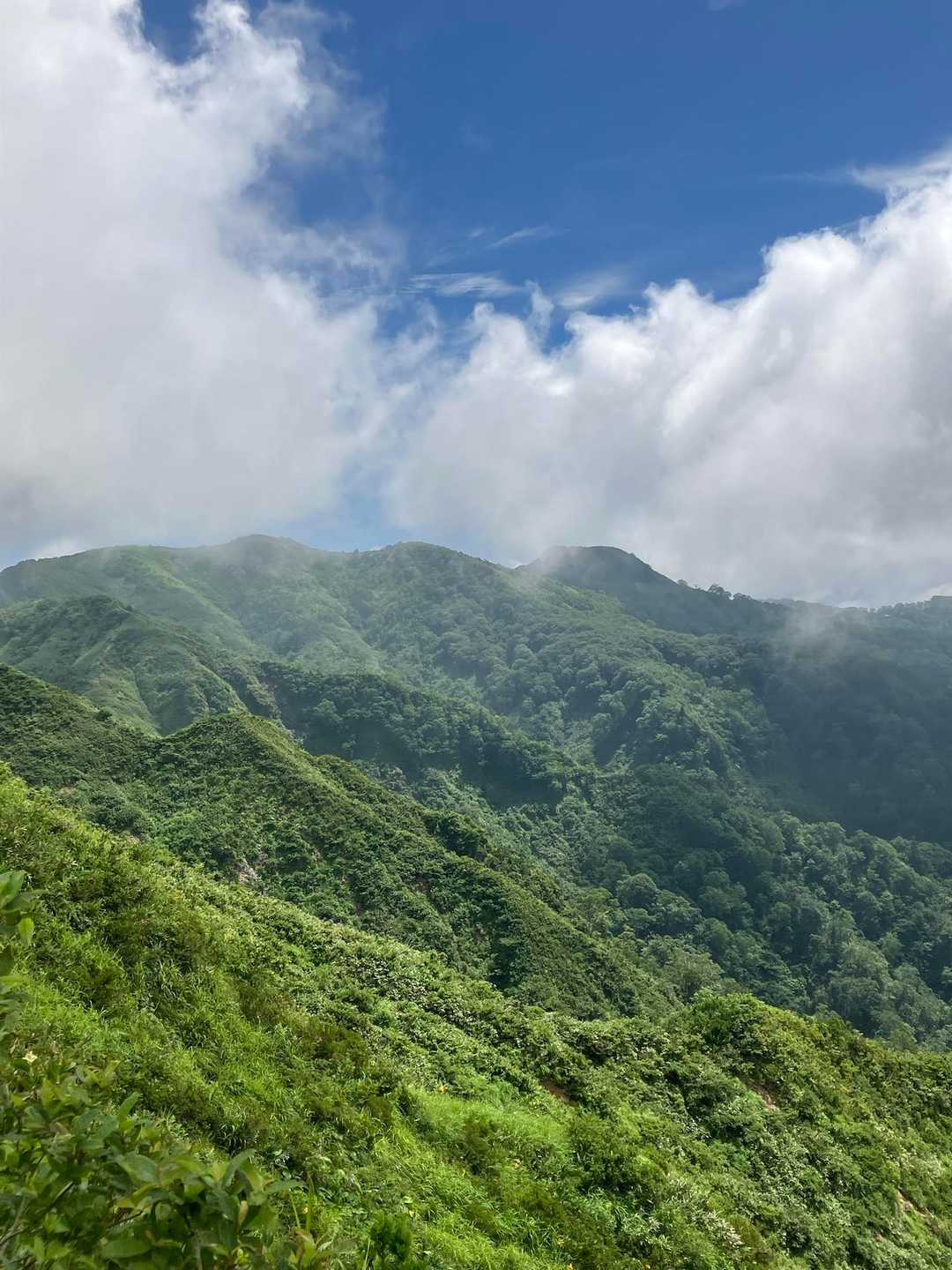桧峠-大日ヶ岳登山道入口-水後山-鎌ヶ峰-大日ヶ岳 往復コースの写真