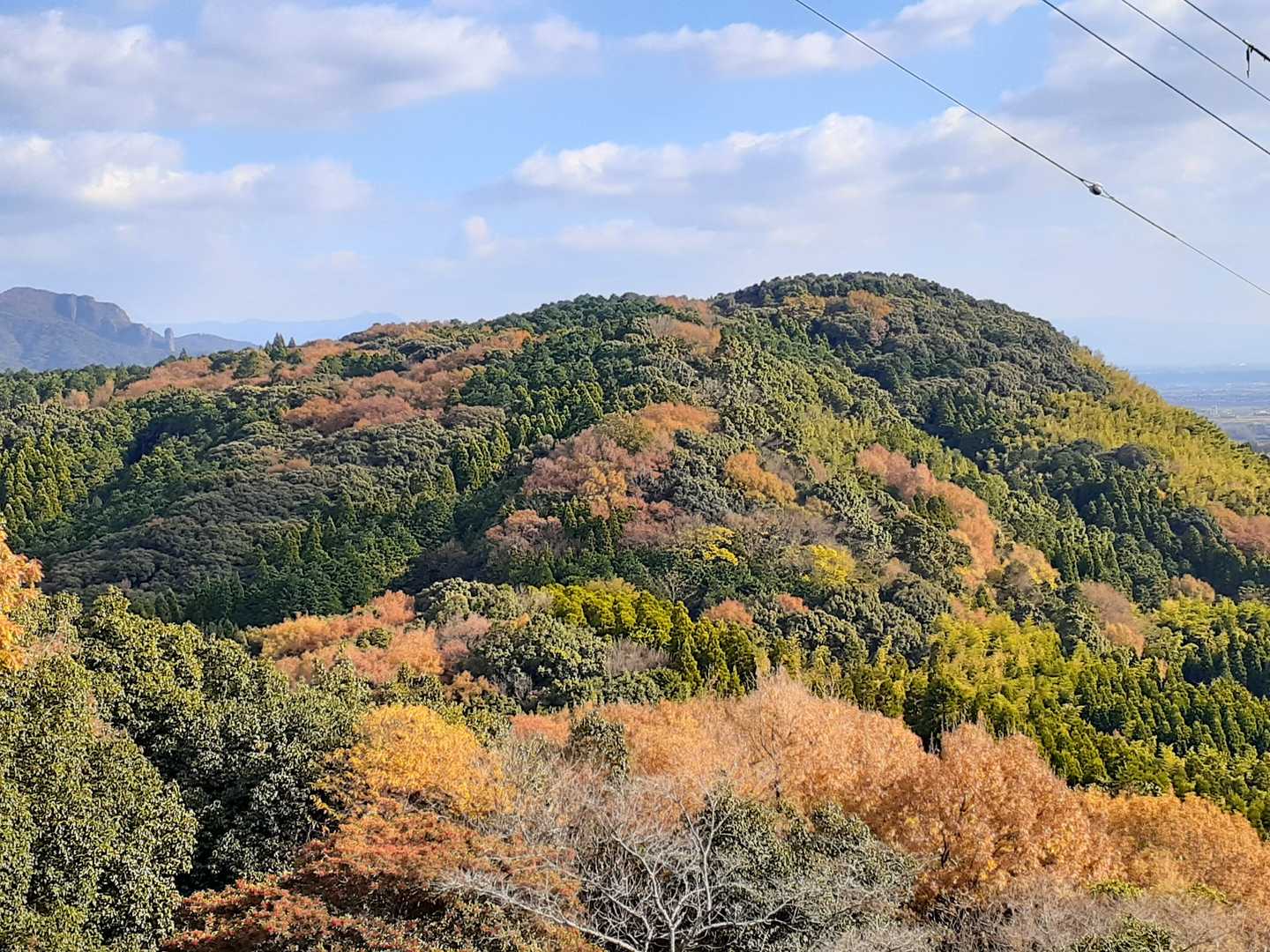 左側の奥に　不動岩が見える😲🎶