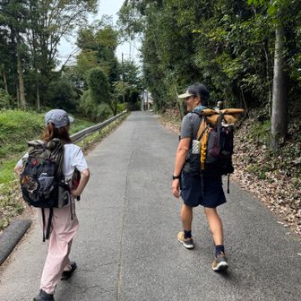 駐車場までのんびりと