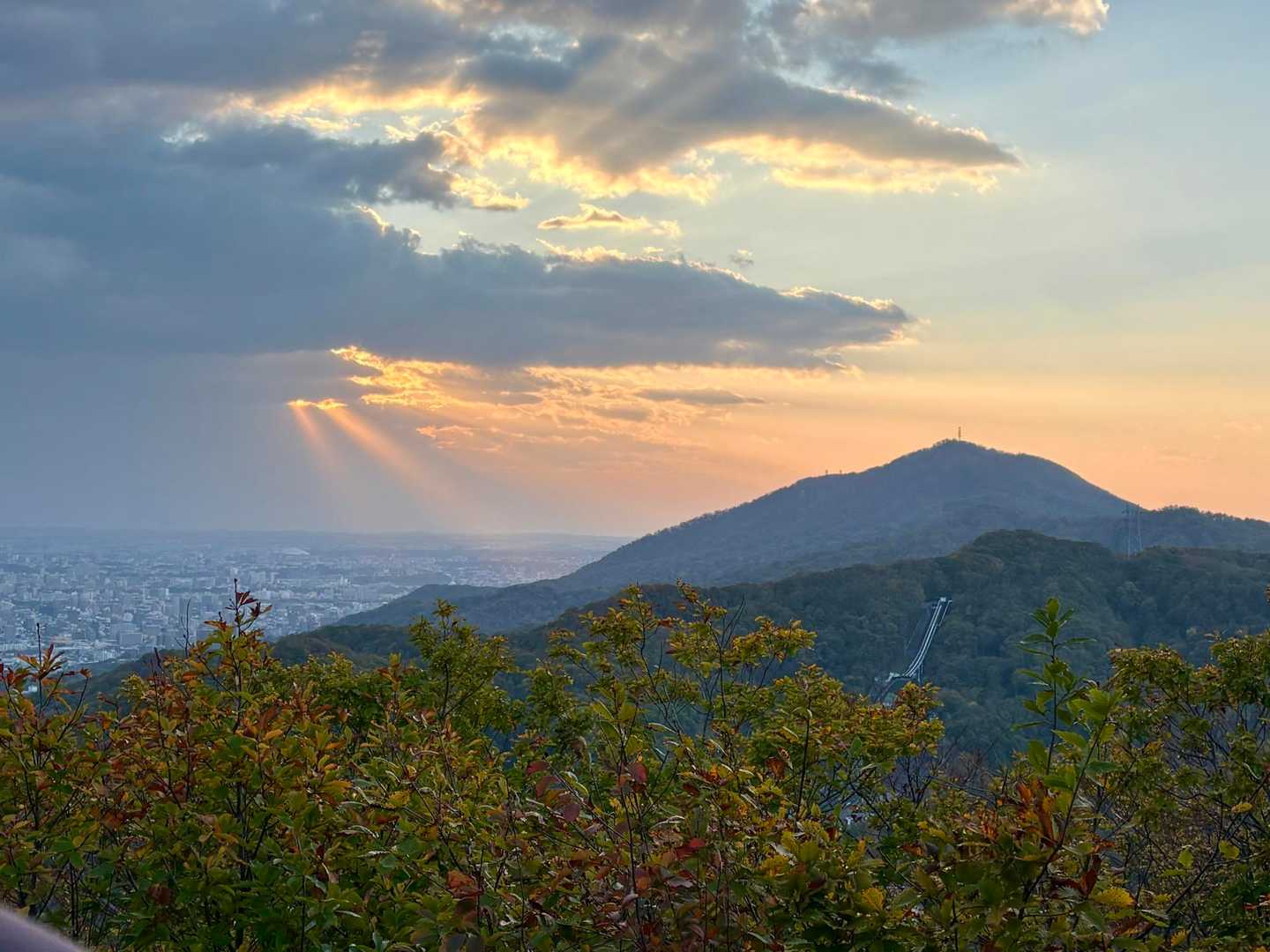ありがとう、奥三角山⛰️🍁

里山の紅葉も終盤に入ってきましたね。

さて、朝活もこれにて終了！
山からそのまま出勤でーす。