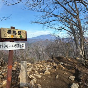 とうちゃーーく‼️
白雲山相馬岳　　1,104ｍーー⛰️

妙義山の最高峰です🎶