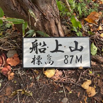 山頂〜！
立派な山頂標識は地面に置かれていた。