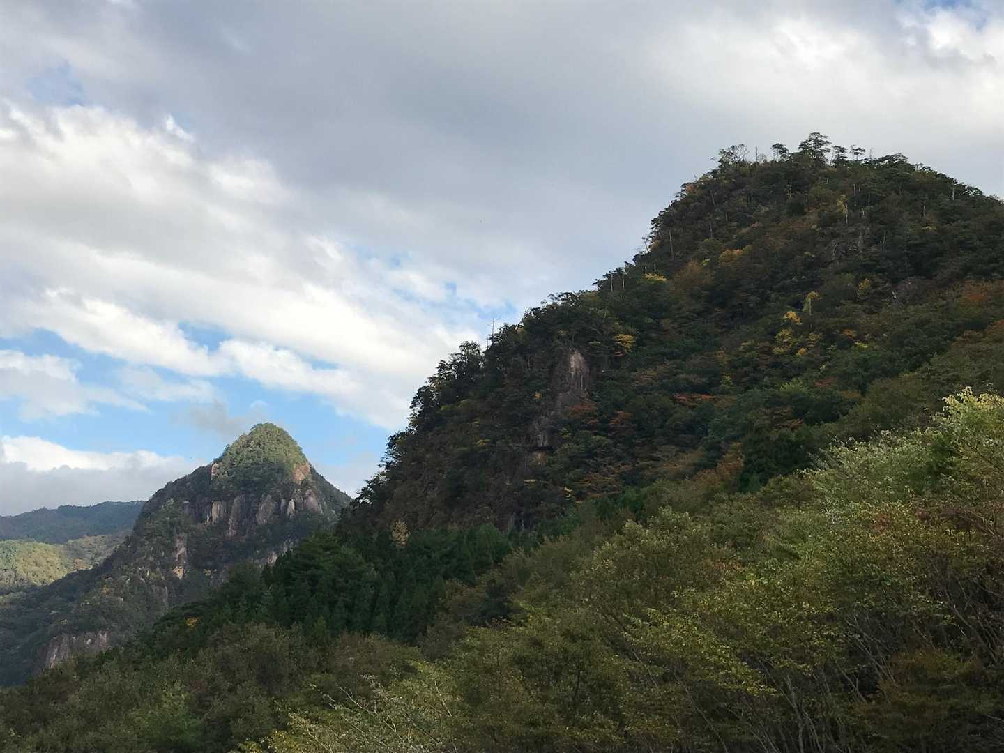 比叡山と、矢筈岳