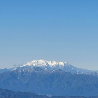 御嶽山？よくみえるー