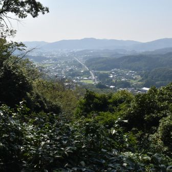 南面、官ノ倉山方面