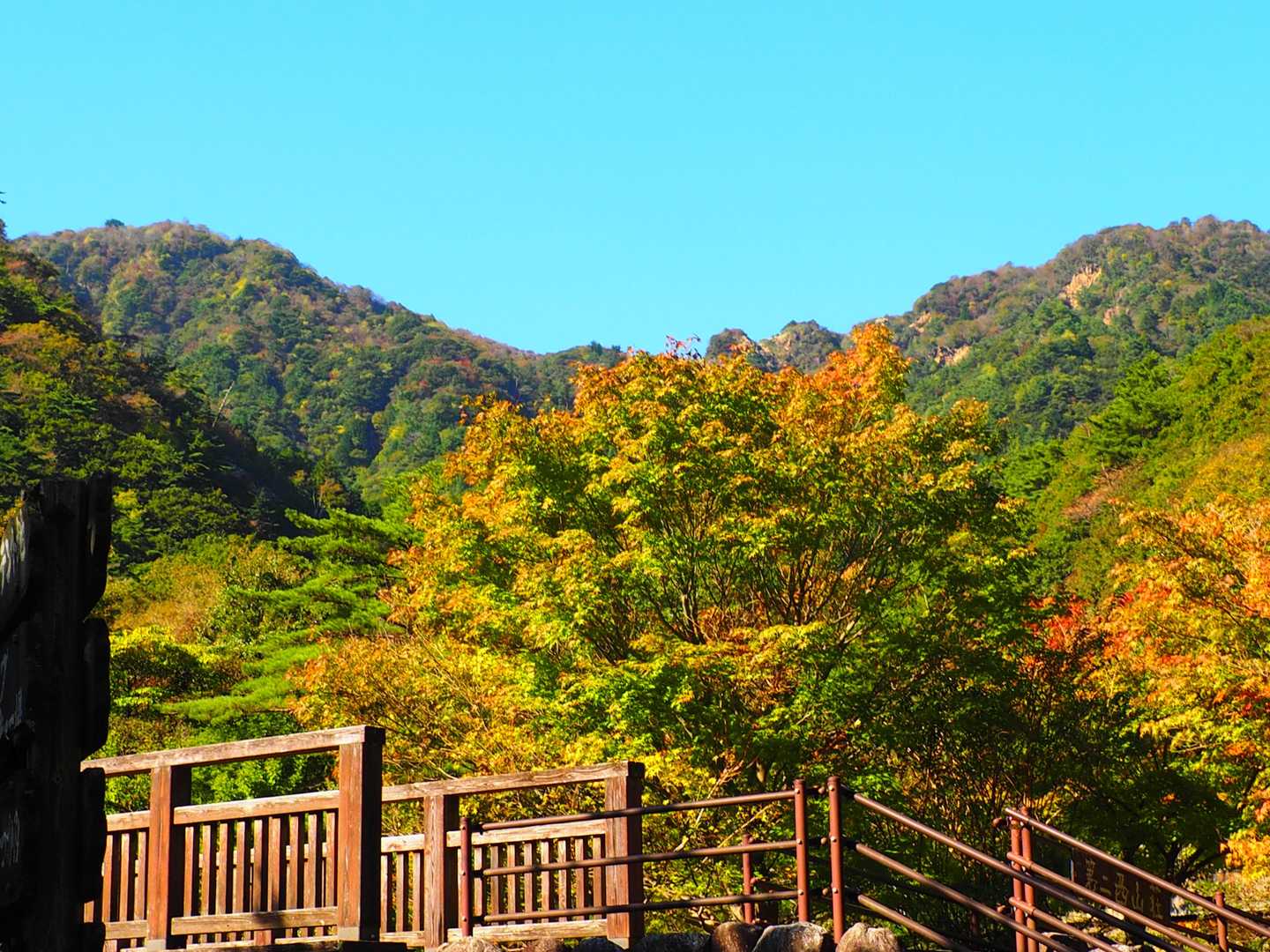 午前中はてんくらCの予報だったが、山嶺も鮮やかな快晴だった。