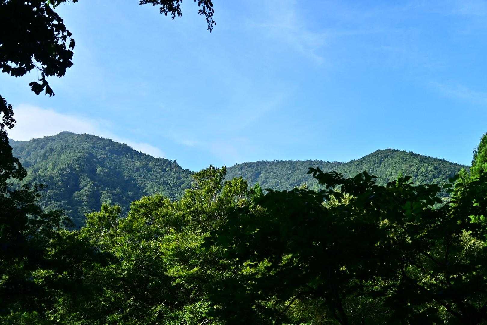 気持ちいい青空と山々❤️