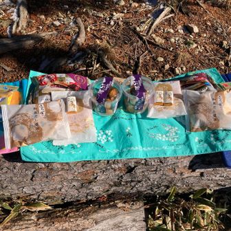 お菓子がいっぱい！
とことこさん、今年もありがとうございました😊色んな山に行きましたね🏔️⛰️