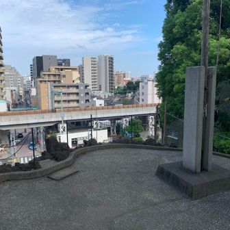 ⑥品川神社 富士塚、9m
展望良し。ミッションコンプリート！