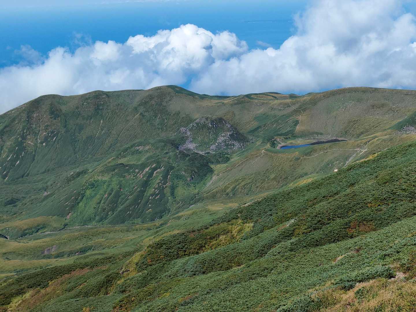 行者岳-七高山 往復コースの写真