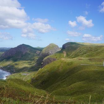 でこぼこした絶景