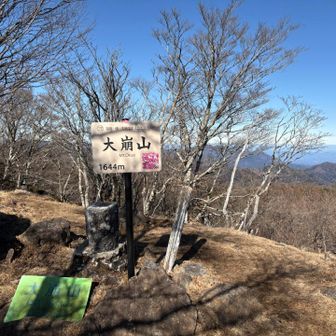 頂上からはあまり展望なし。