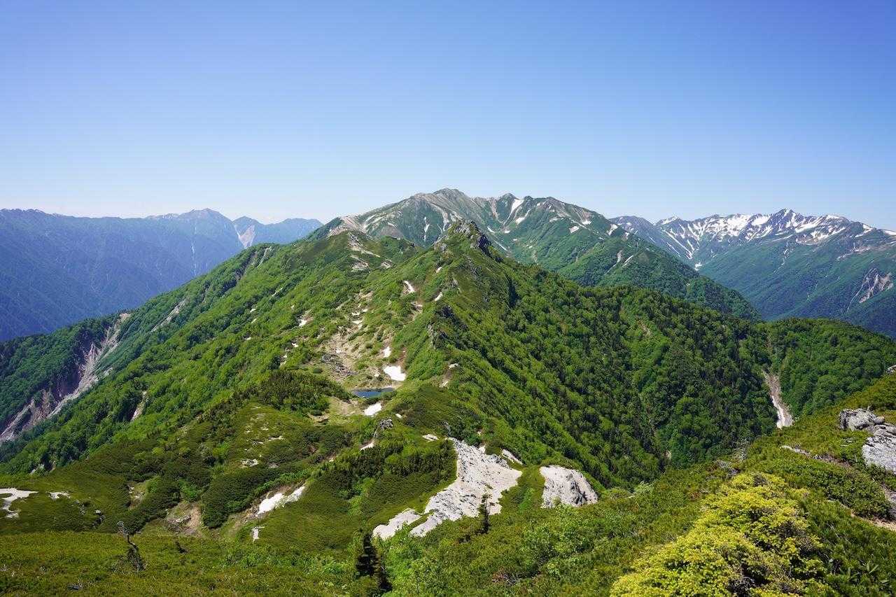 【JAPAN TRAIL】北アルプス縦走路⑨（七倉岳 - 烏帽子岳）の写真